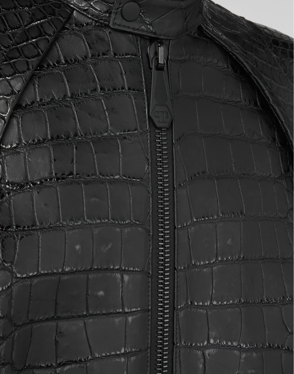 Leather Moto Jacket Luxury, цвет: Черный