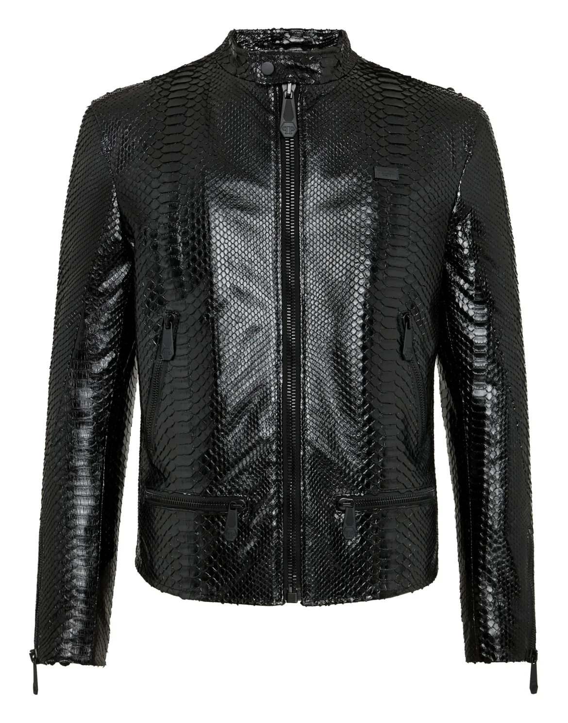 Leather Moto Jacket Luxury, цвет: Черный