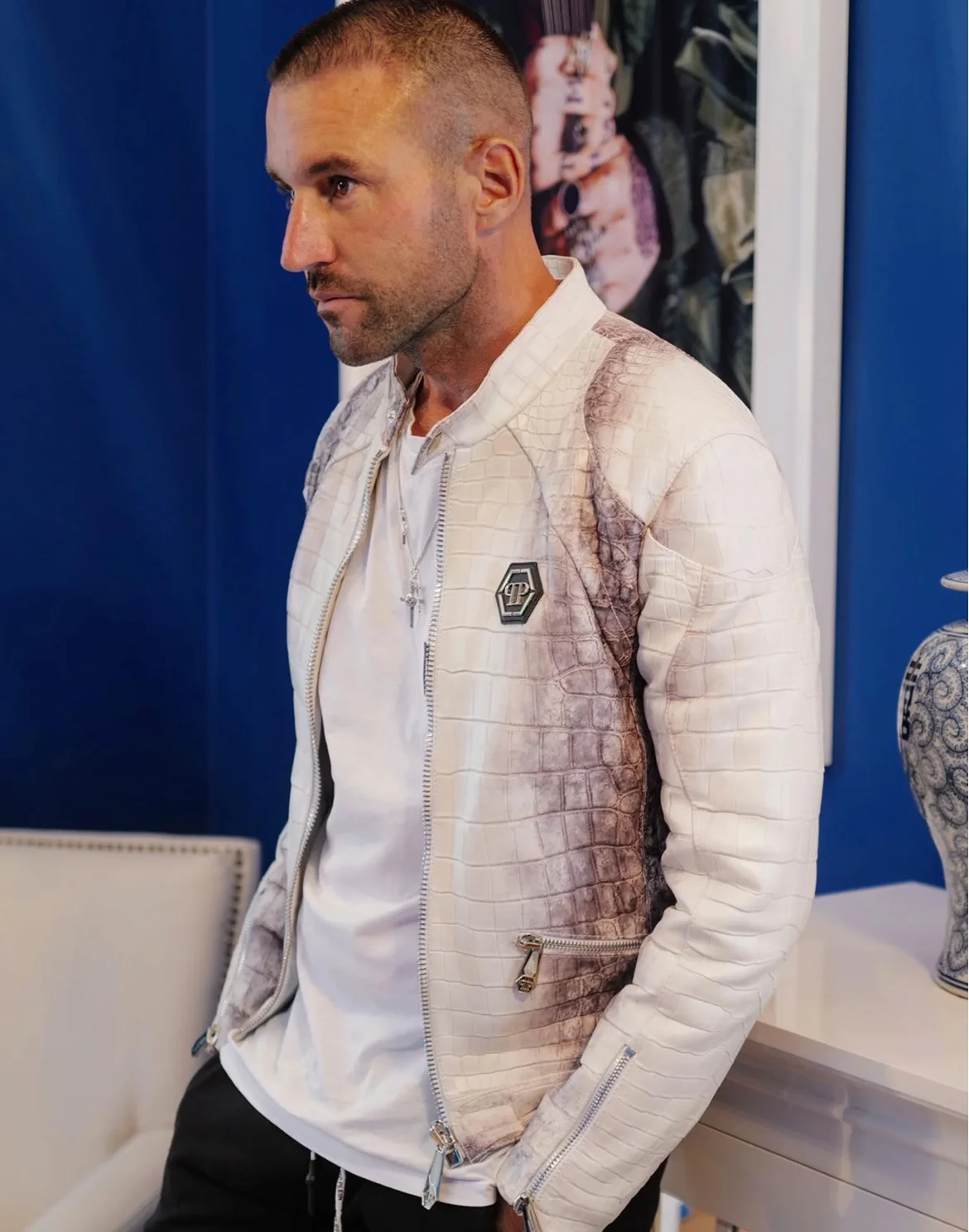 Leather Jacket Luxury, цвет: Белый