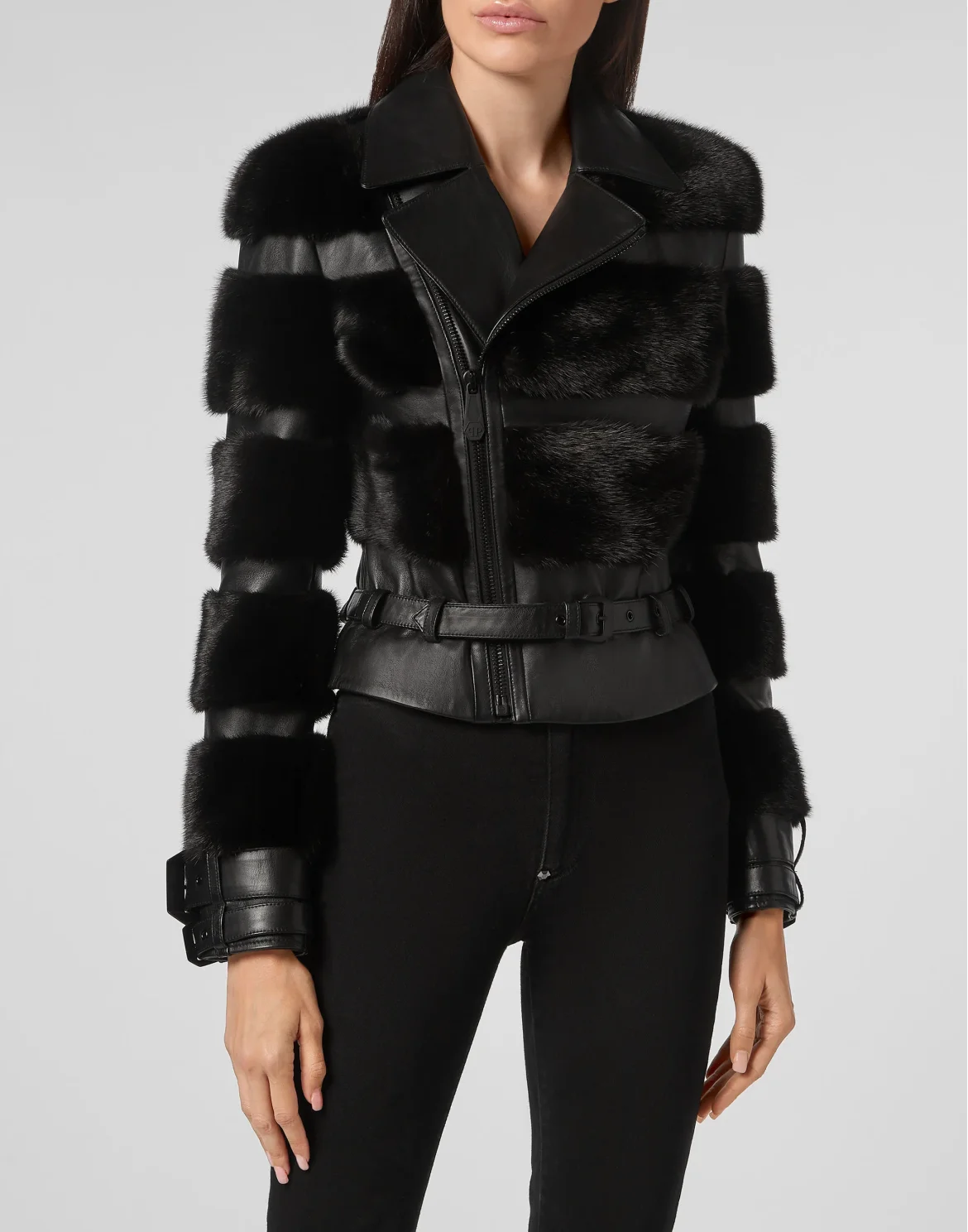 Leather Biker Luxury, цвет: Черный