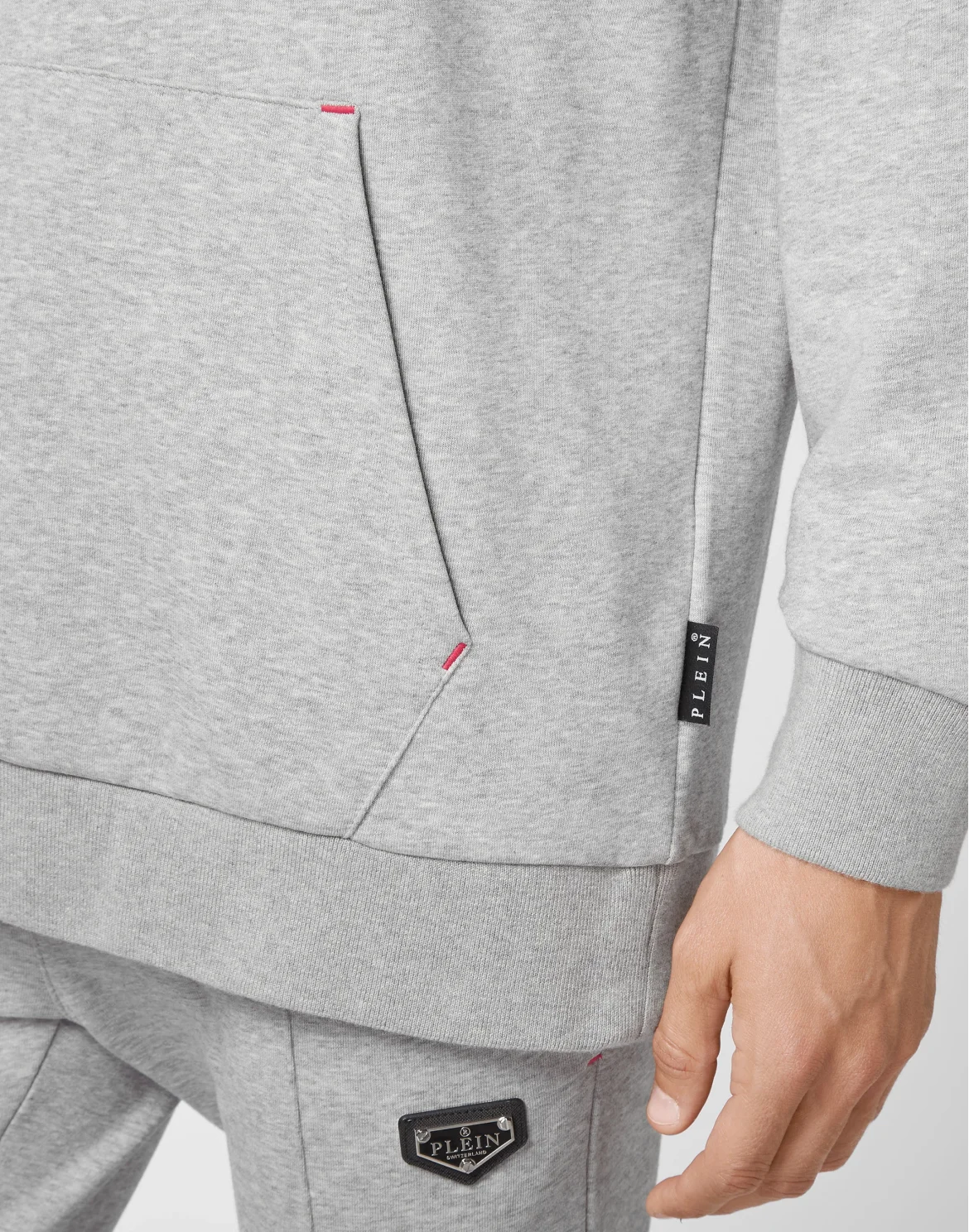 Hoodie sweatshirt Iconic Plein, цвет: Серый