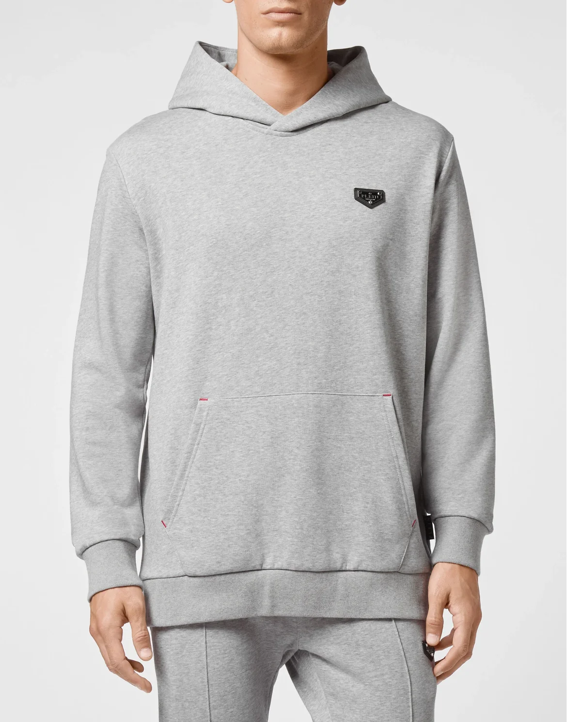 Hoodie sweatshirt Iconic Plein, цвет: Серый