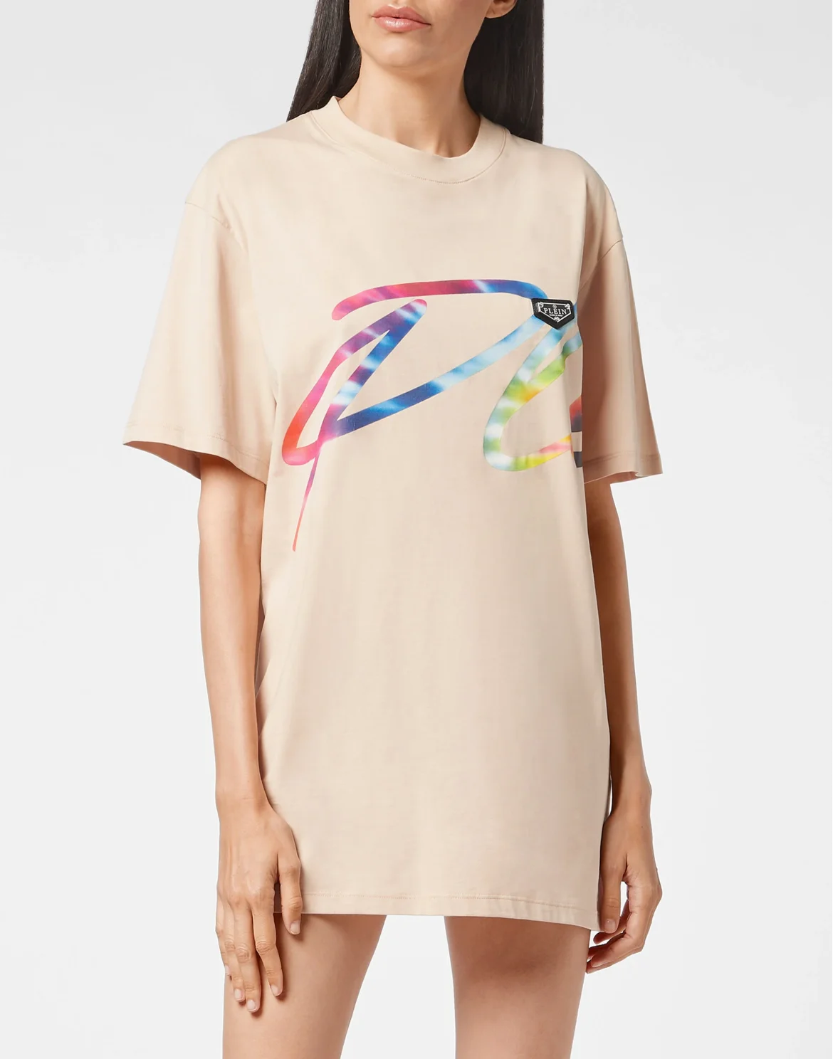 T-shirt Round Neck SS Signature, цвет: Бежевый