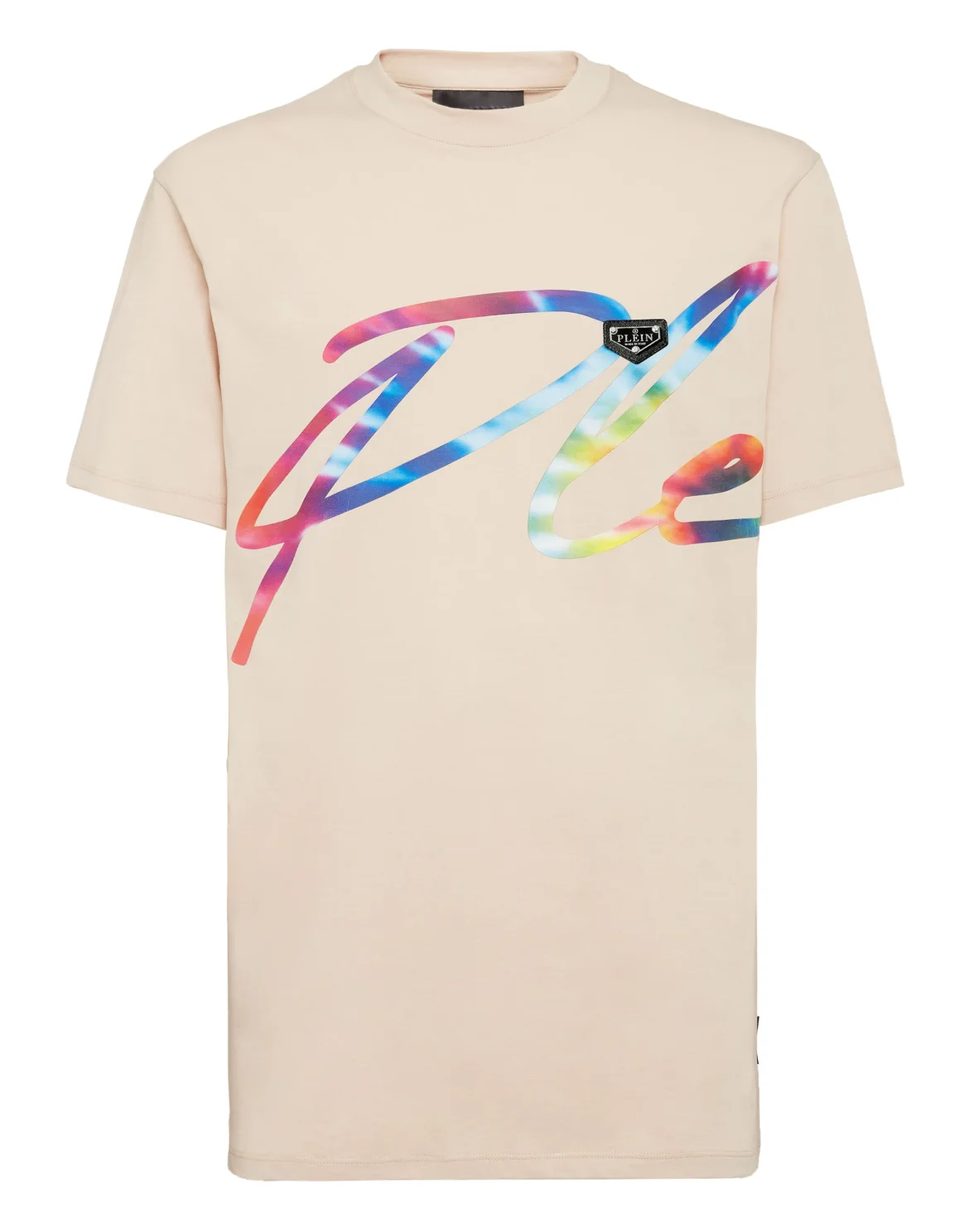 T-shirt Round Neck SS Signature, цвет: Бежевый