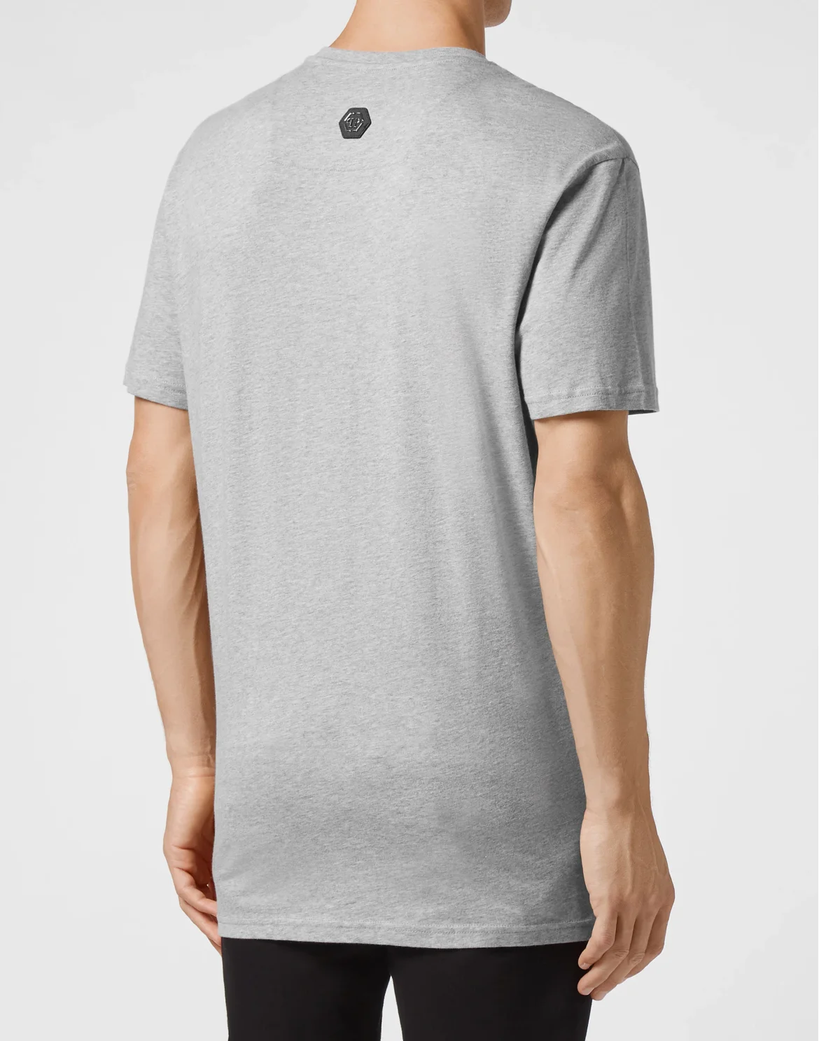 T-shirt Round Neck SS stones Philipp Plein TM, цвет: Серый