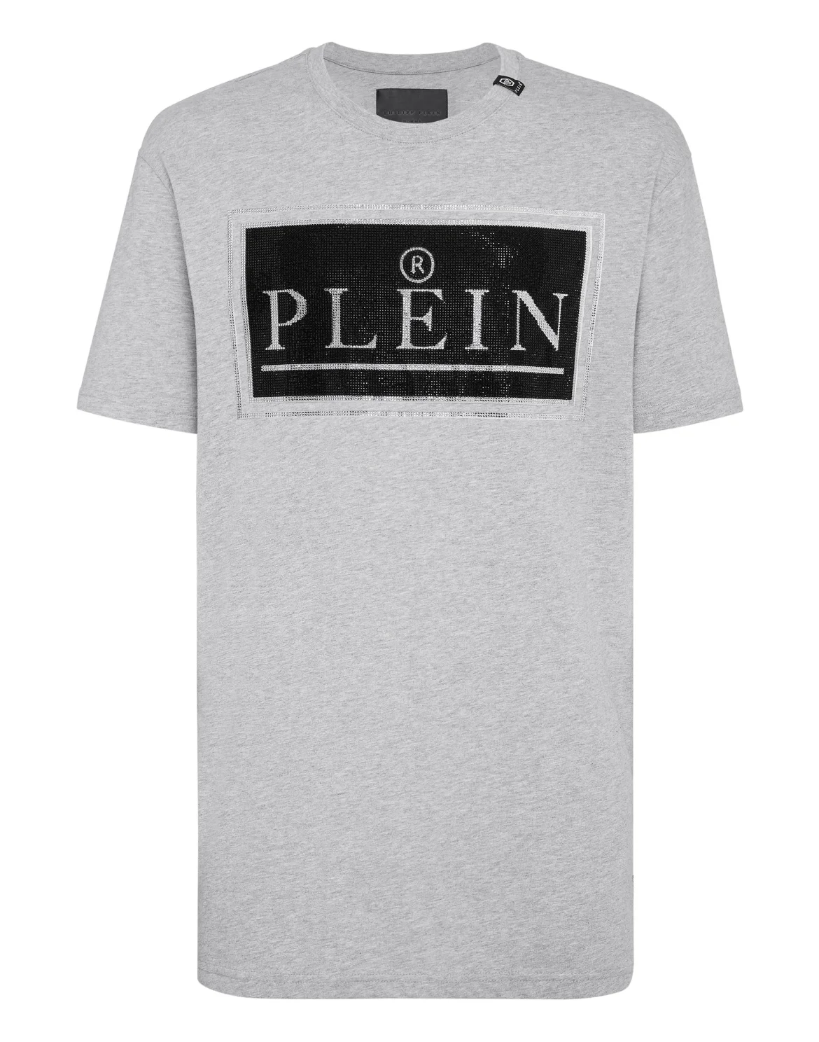 T-shirt Round Neck SS stones Philipp Plein TM, цвет: Серый