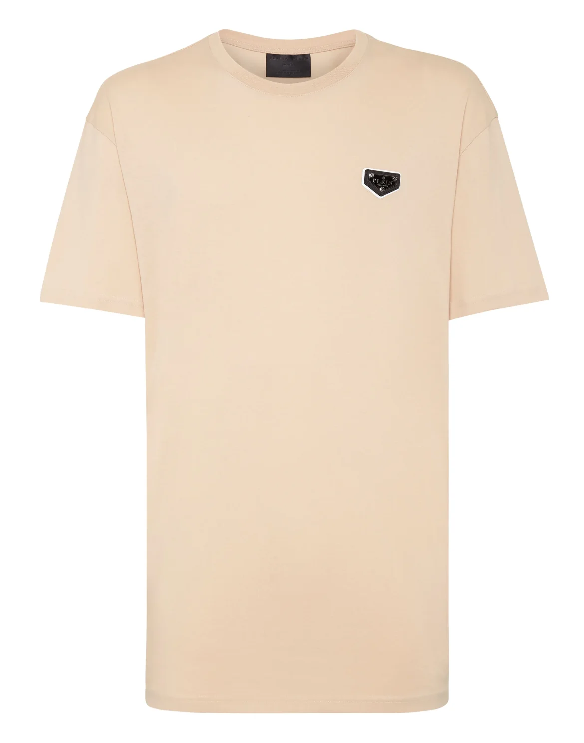 T-shirt Round Neck SS stones Hexagon, цвет: Бежевый