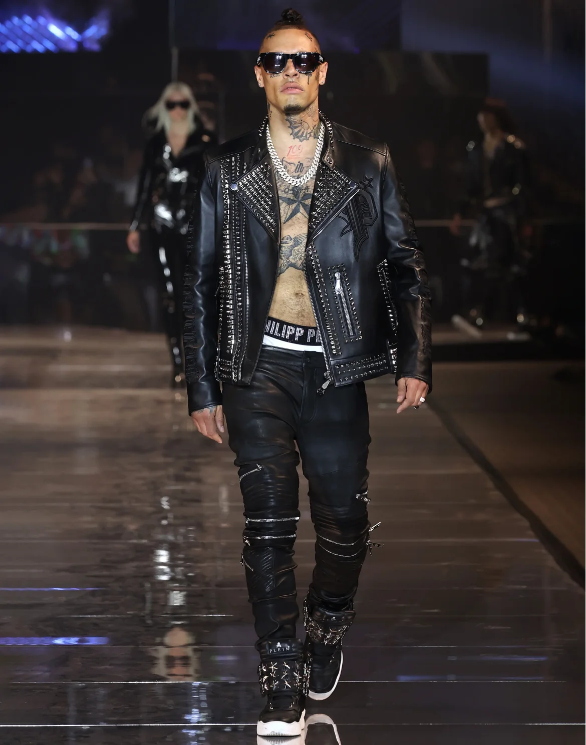 Leather Biker Studs, цвет: Черный