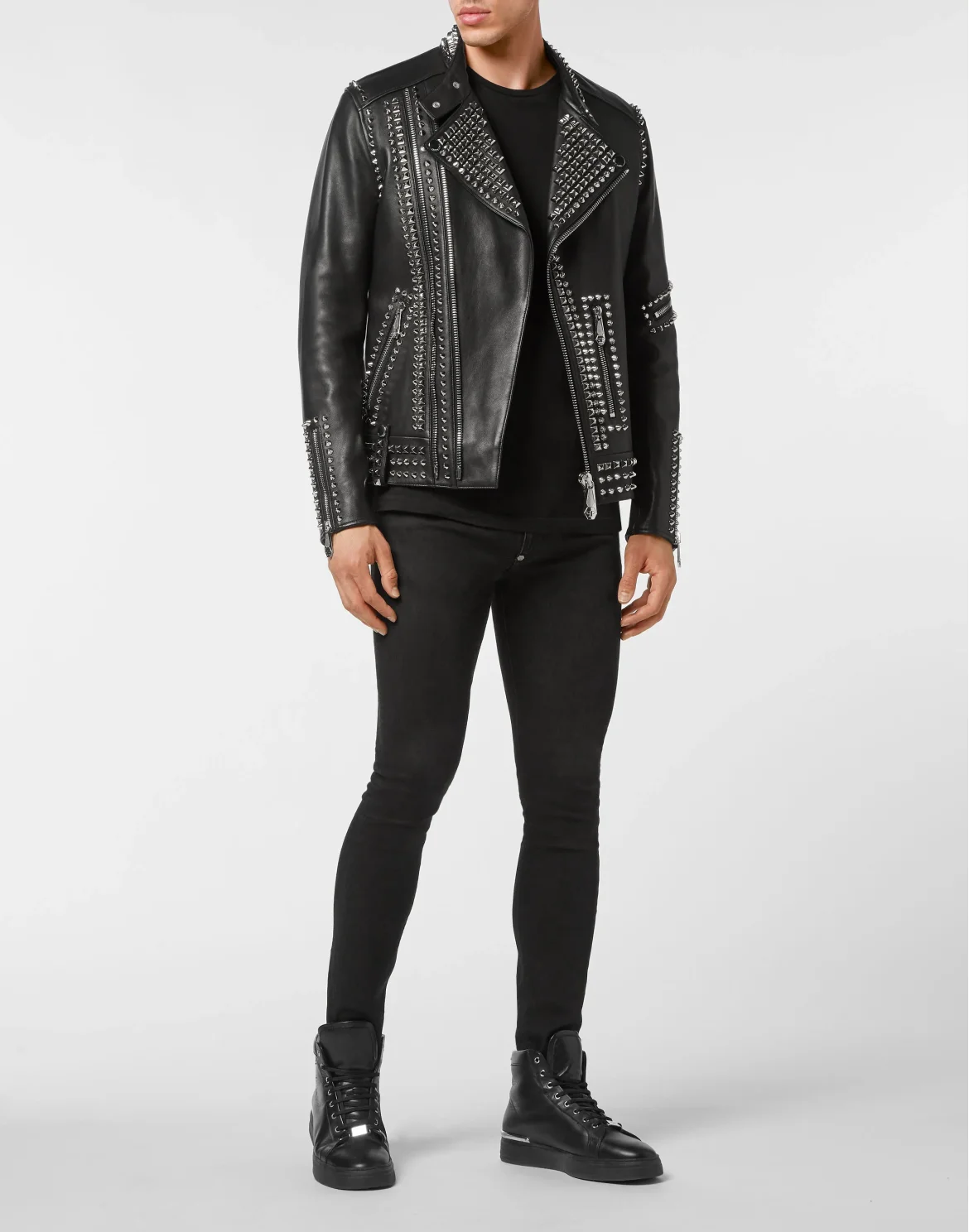 Leather Biker Studs, цвет: Черный