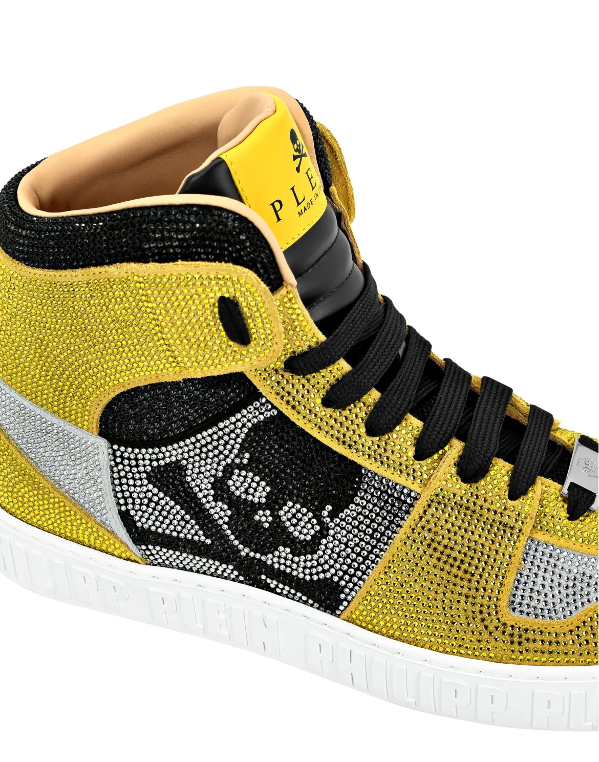 NOTORIOUS  HI-TOP with Crystals, цвет: Желтый