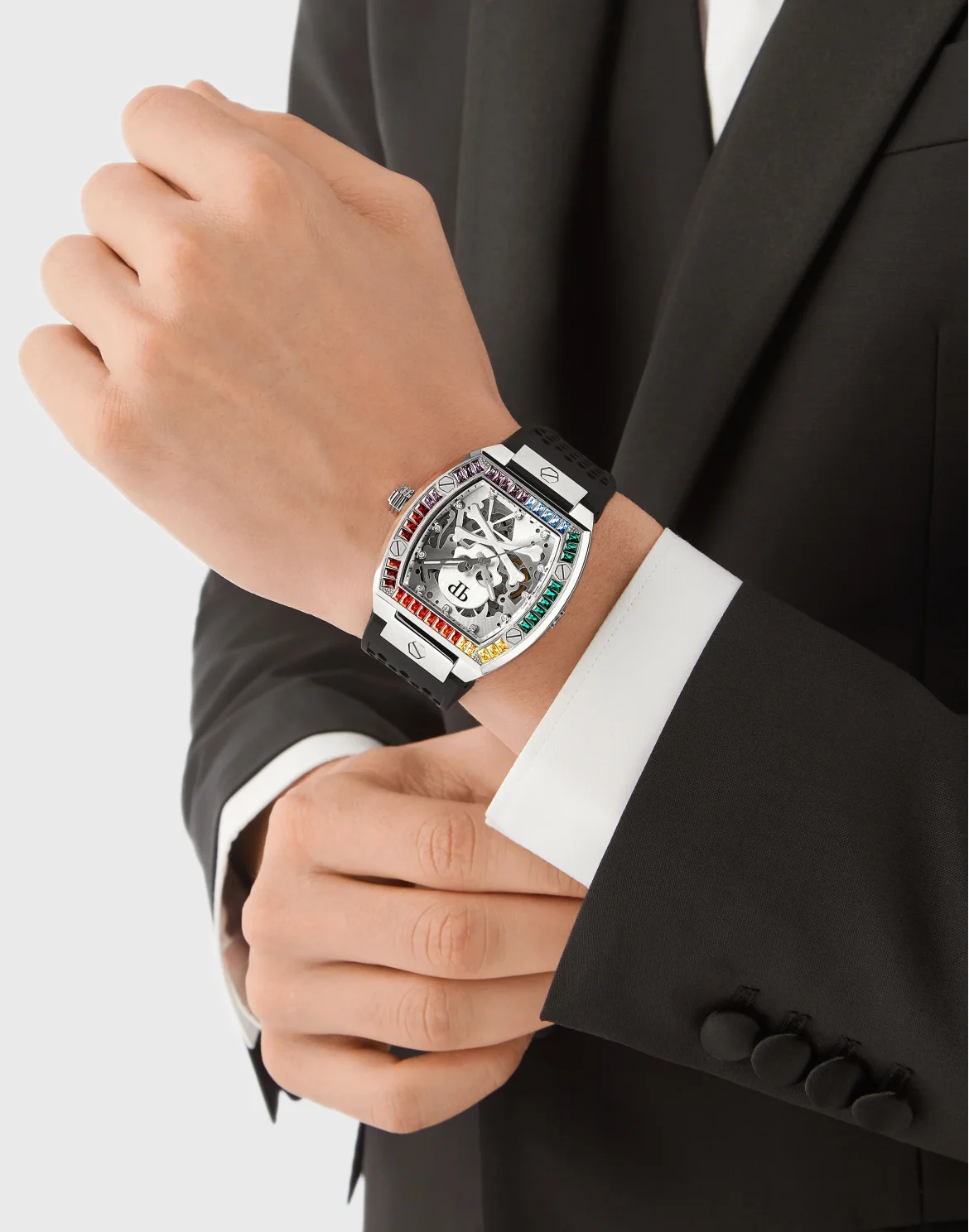 THE $KELETON WATCH, цвет: Черный