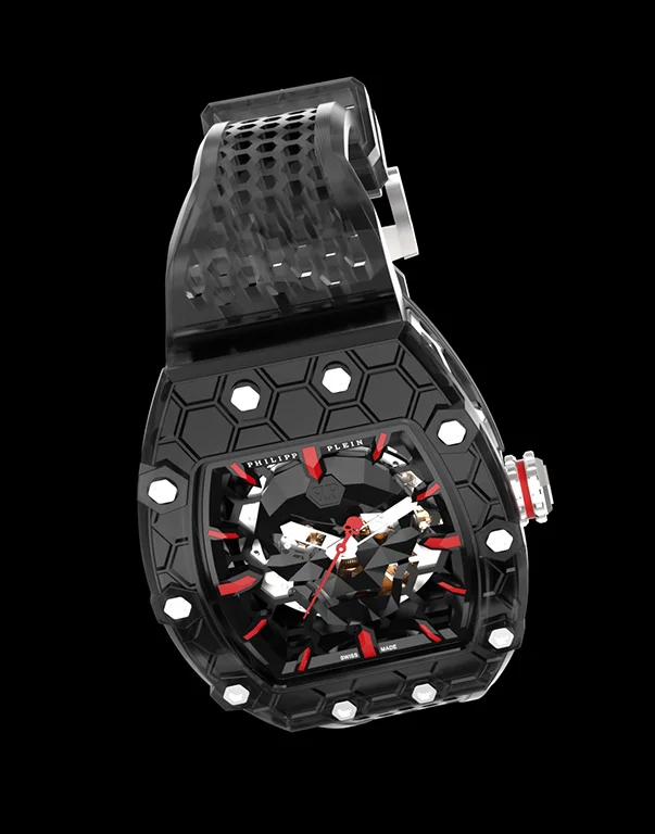 CRYPTO KING RED CRY$TAL GHOST WATCH, цвет: Серый