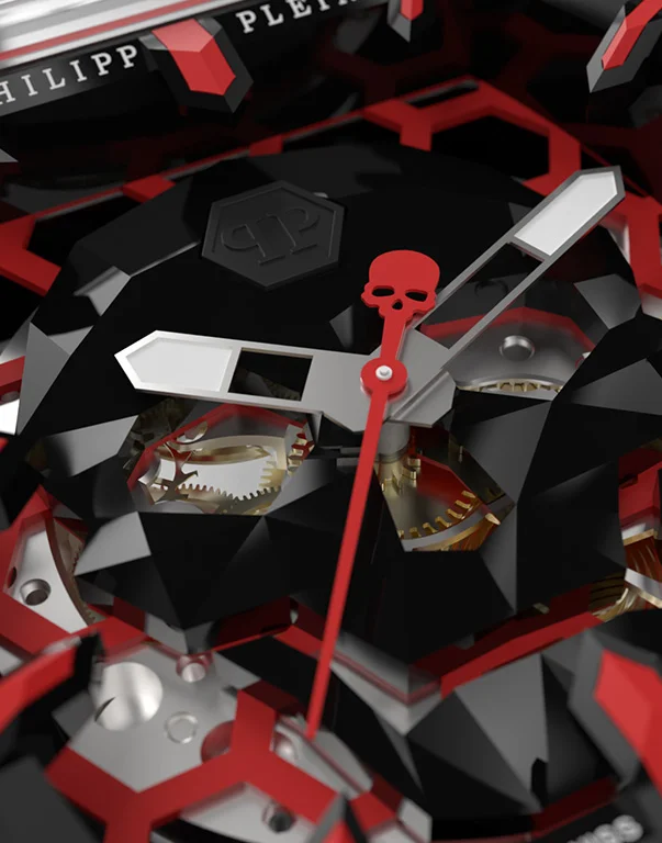 CRYPTO KING RED CRY$TAL $LAYER WATCH, цвет: Красный