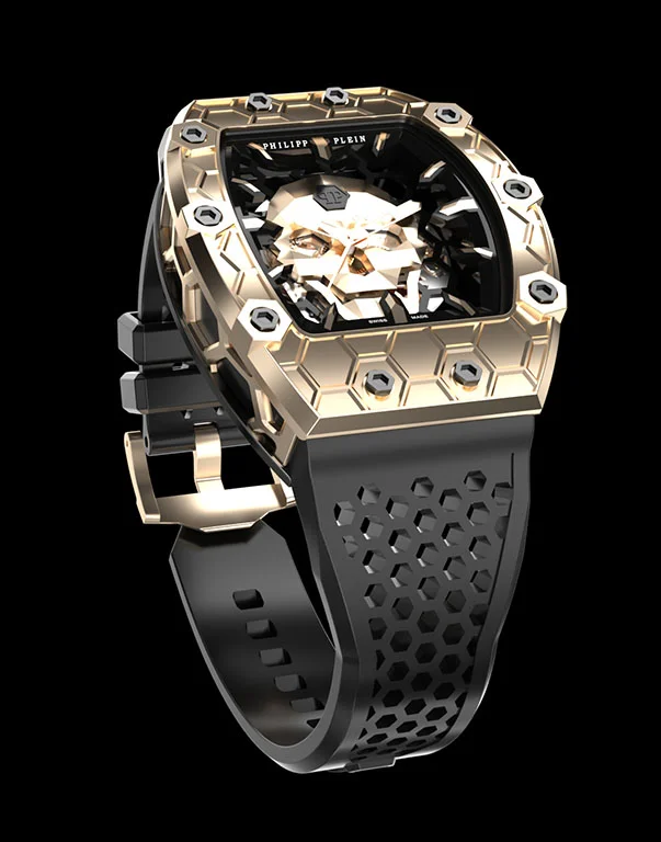 CRYPTO KING GOLD GOLIATH WATCH, цвет: Розовое Золото