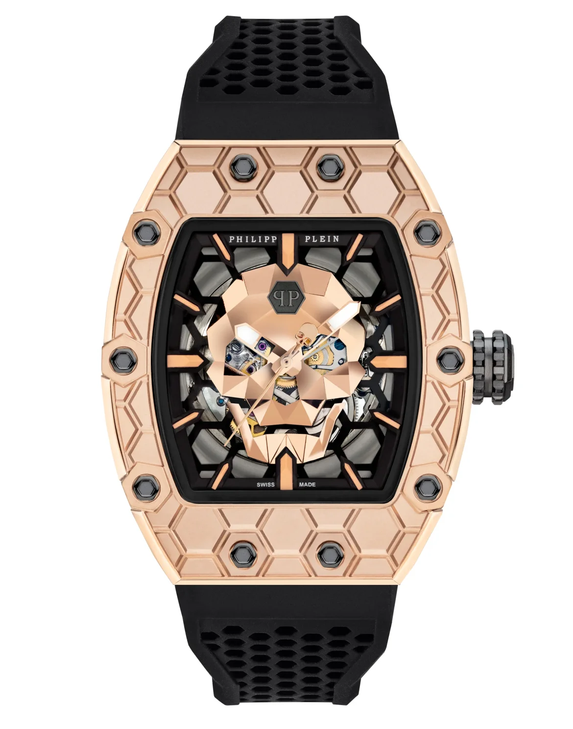 CRYPTO KING GOLD GOLIATH WATCH, цвет: Розовое Золото