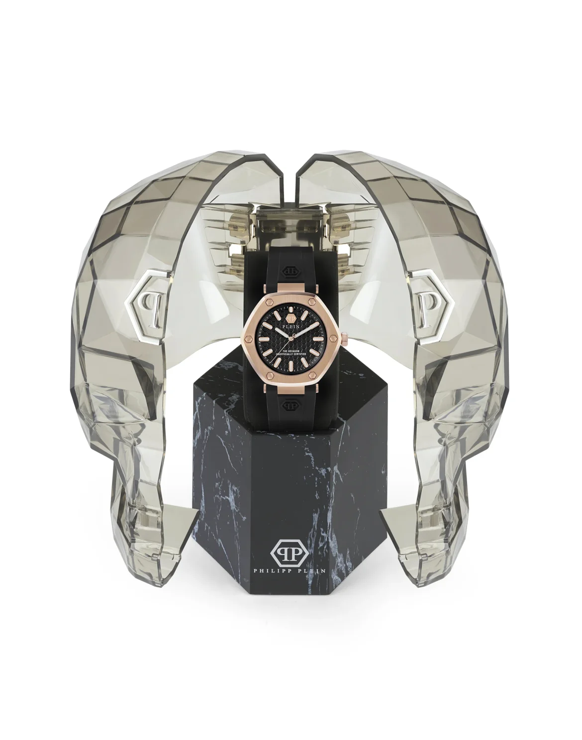 THE HEXAGON  WATCH, цвет: Черный