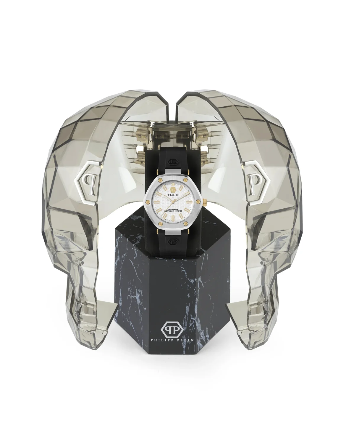THE HEXAGON  WATCH, цвет: Черный