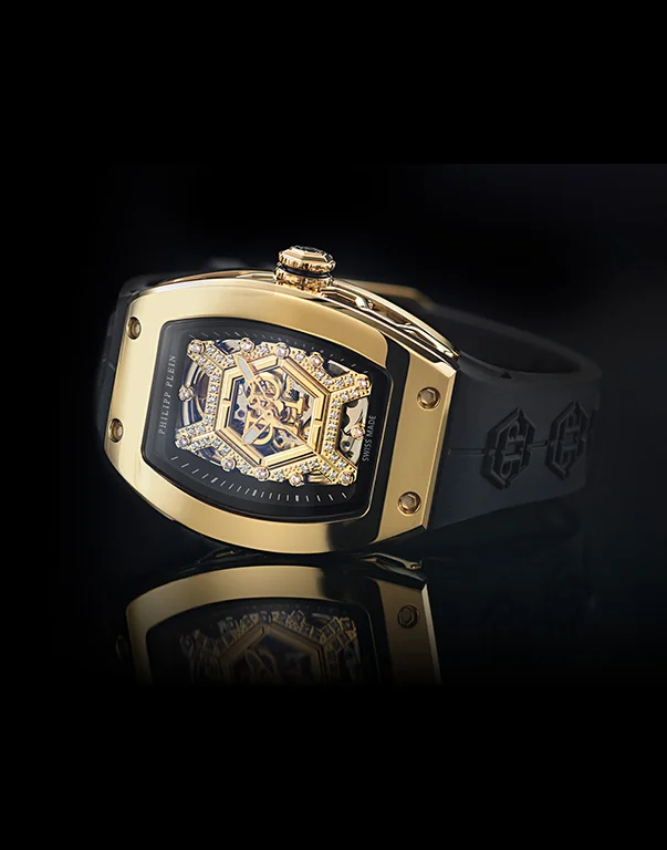 DIAMOND CRYPTO QUEEN GODDESS OF TIME WATCH, цвет: Черный