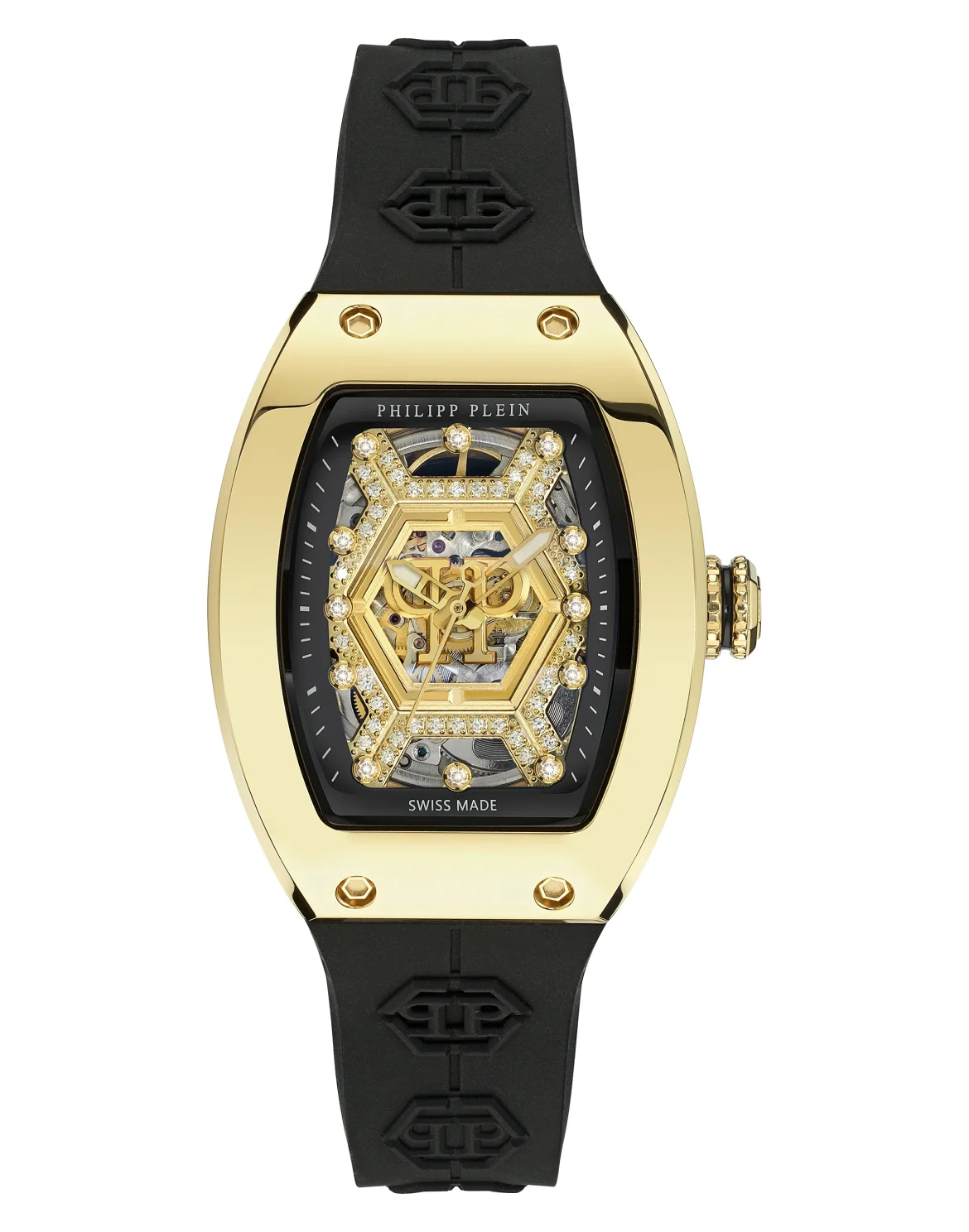DIAMOND CRYPTO QUEEN GODDESS OF TIME WATCH, цвет: Черный
