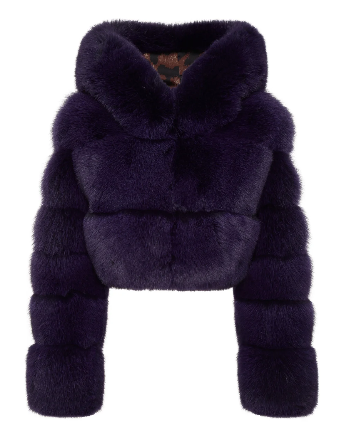 Real Fur Short Jacket, цвет: Фиолетовый