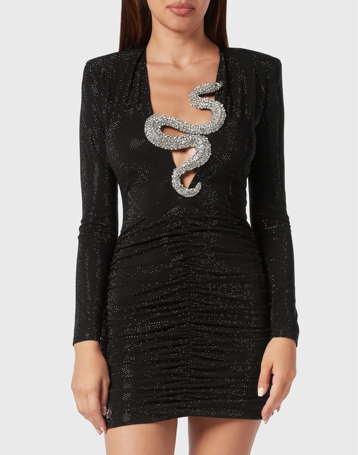 Short Dress Crystal, цвет: Черный