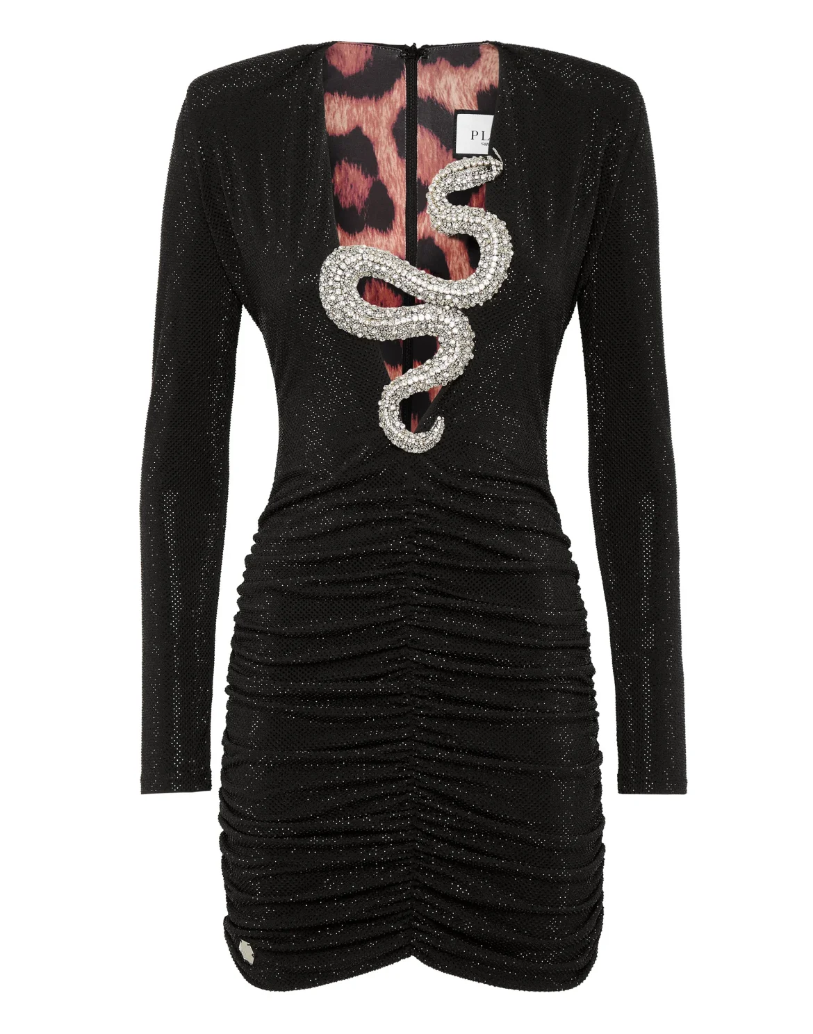 Short Dress Crystal, цвет: Черный