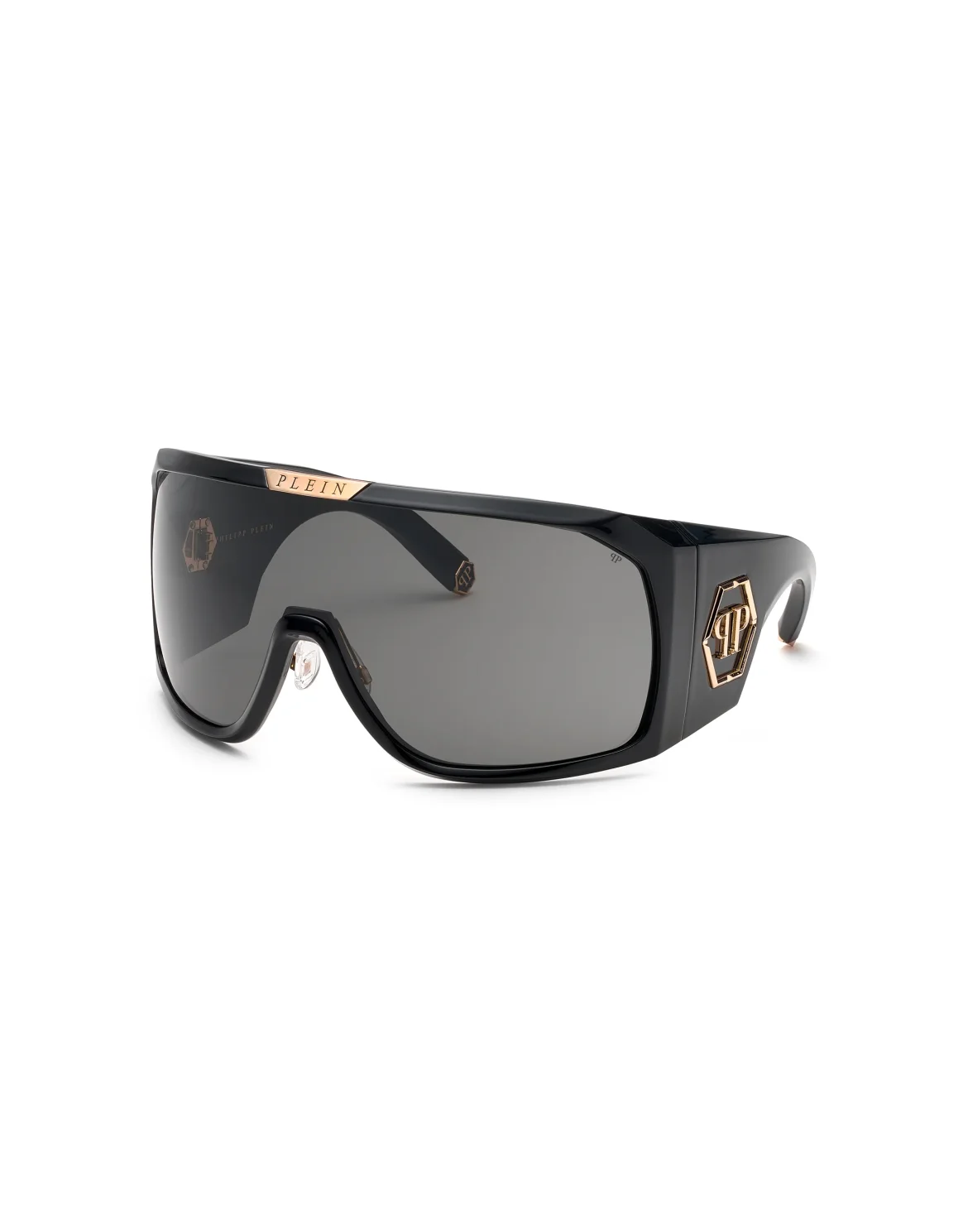 PLEIN REFLECT OVERSIZE SUNGLASSES, цвет: Черный