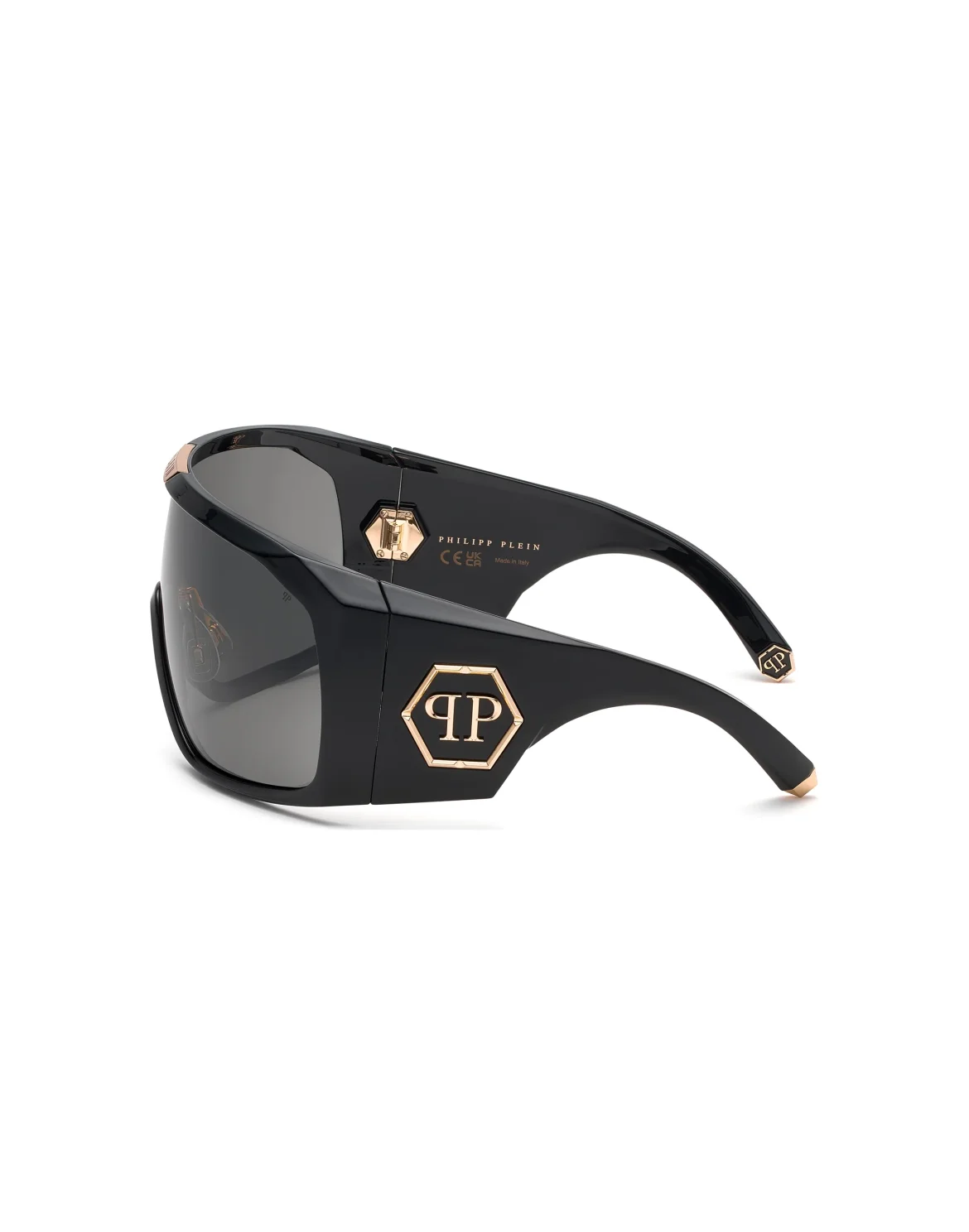 PLEIN REFLECT OVERSIZE SUNGLASSES, цвет: Черный