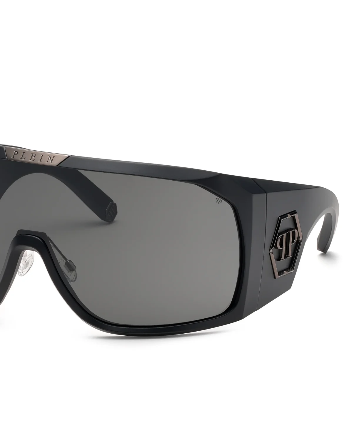 PLEIN REFLECT OVERSIZE SUNGLASSES, цвет: Черный