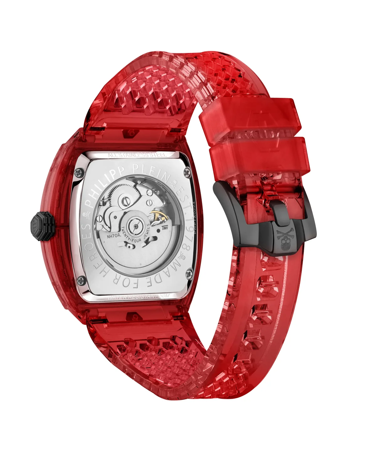 Watches The $keleton Crystal_, цвет: Красный