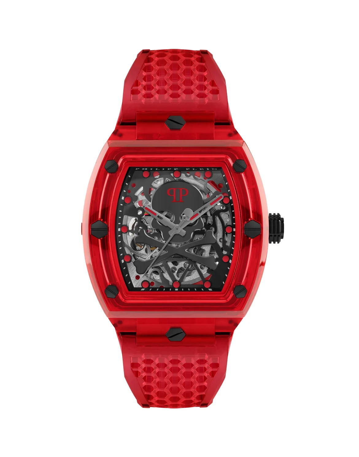 Watches The $keleton Crystal_, цвет: Красный