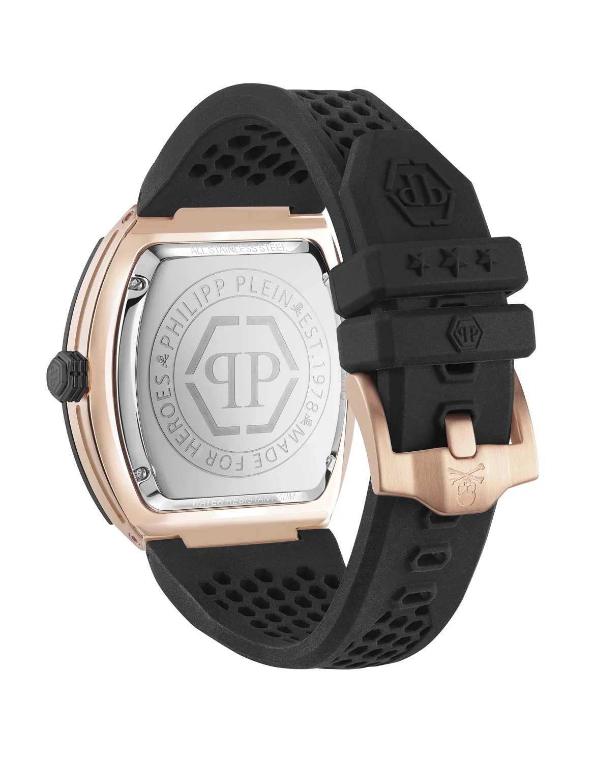 Stainless Steel Watches The Hexagon Phantom, цвет: Черный