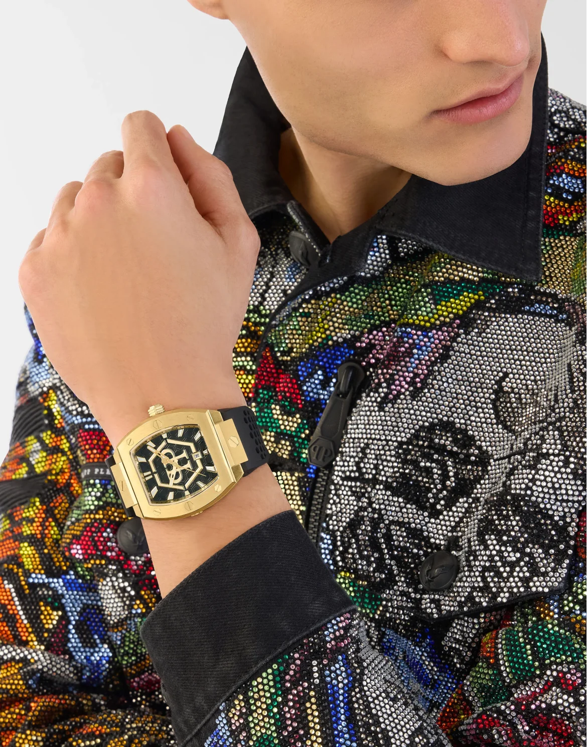 Stainless Steel Watches The Hexagon Phantom, цвет: Черный