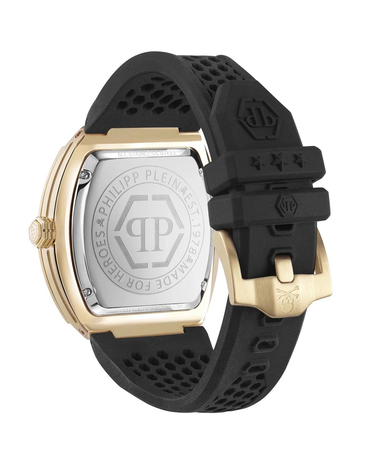Stainless Steel Watches The Hexagon Phantom, цвет: Черный