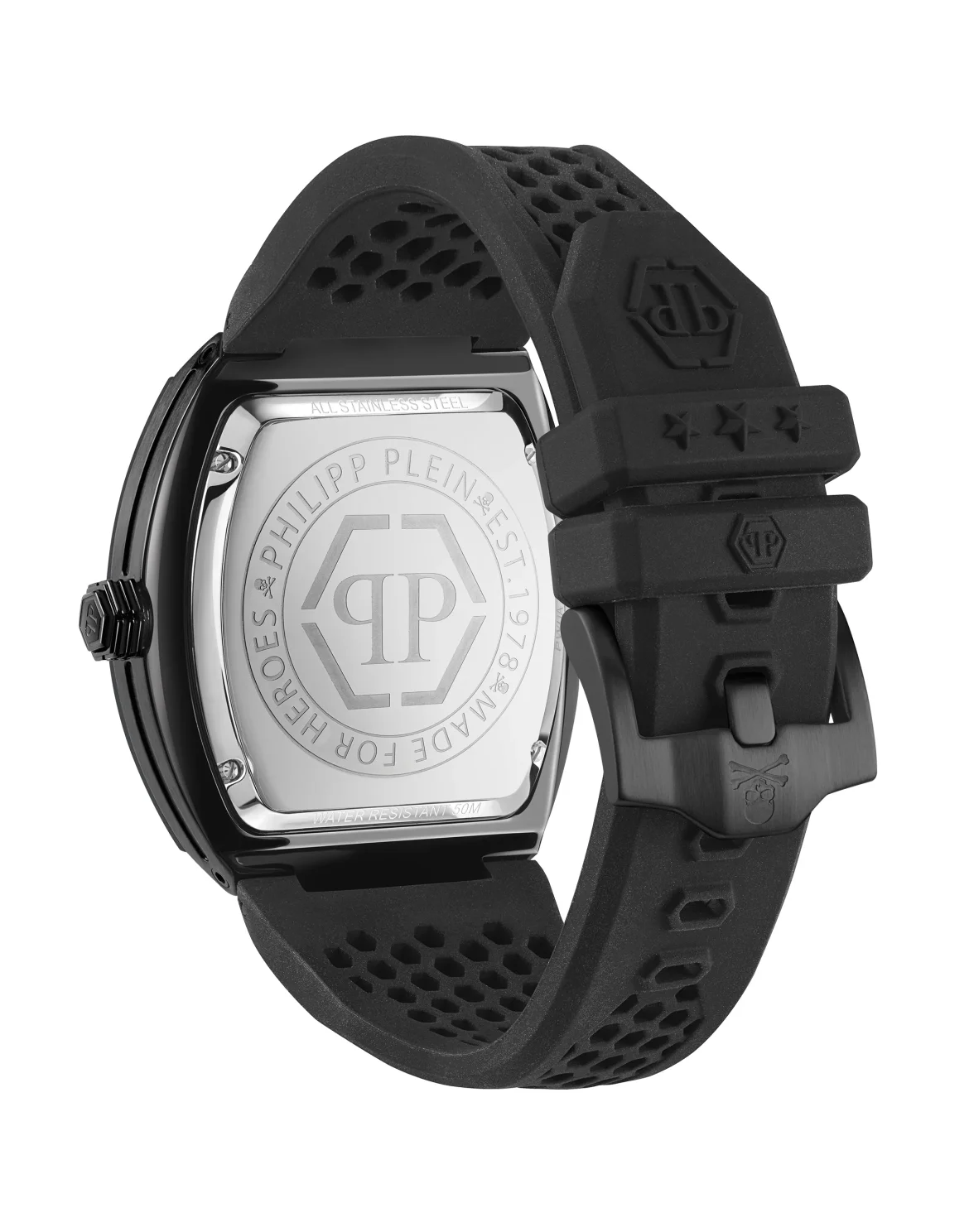 Stainless Steel Watches The Hexagon Phantom, цвет: Черный