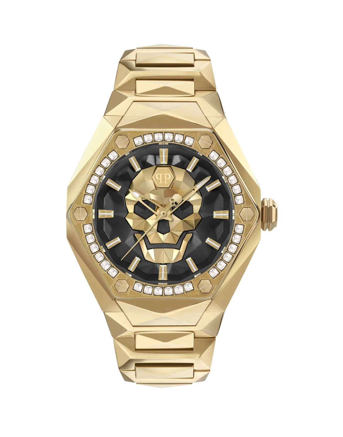 Stainless Steel Watches The $kull Spikes, цвет: Золотой