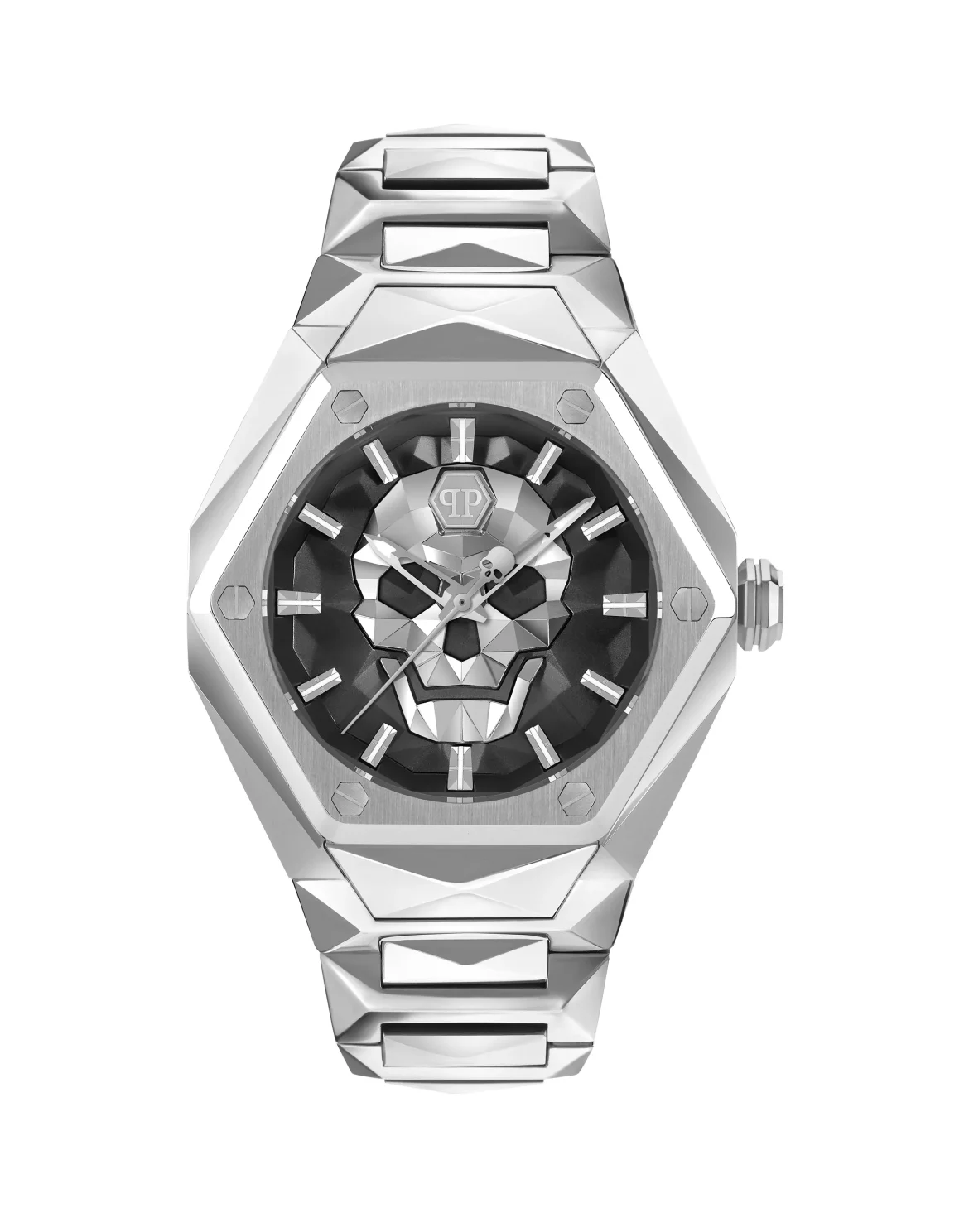 Stainless Steel Watches The $kull Spikes, цвет: Серебристый