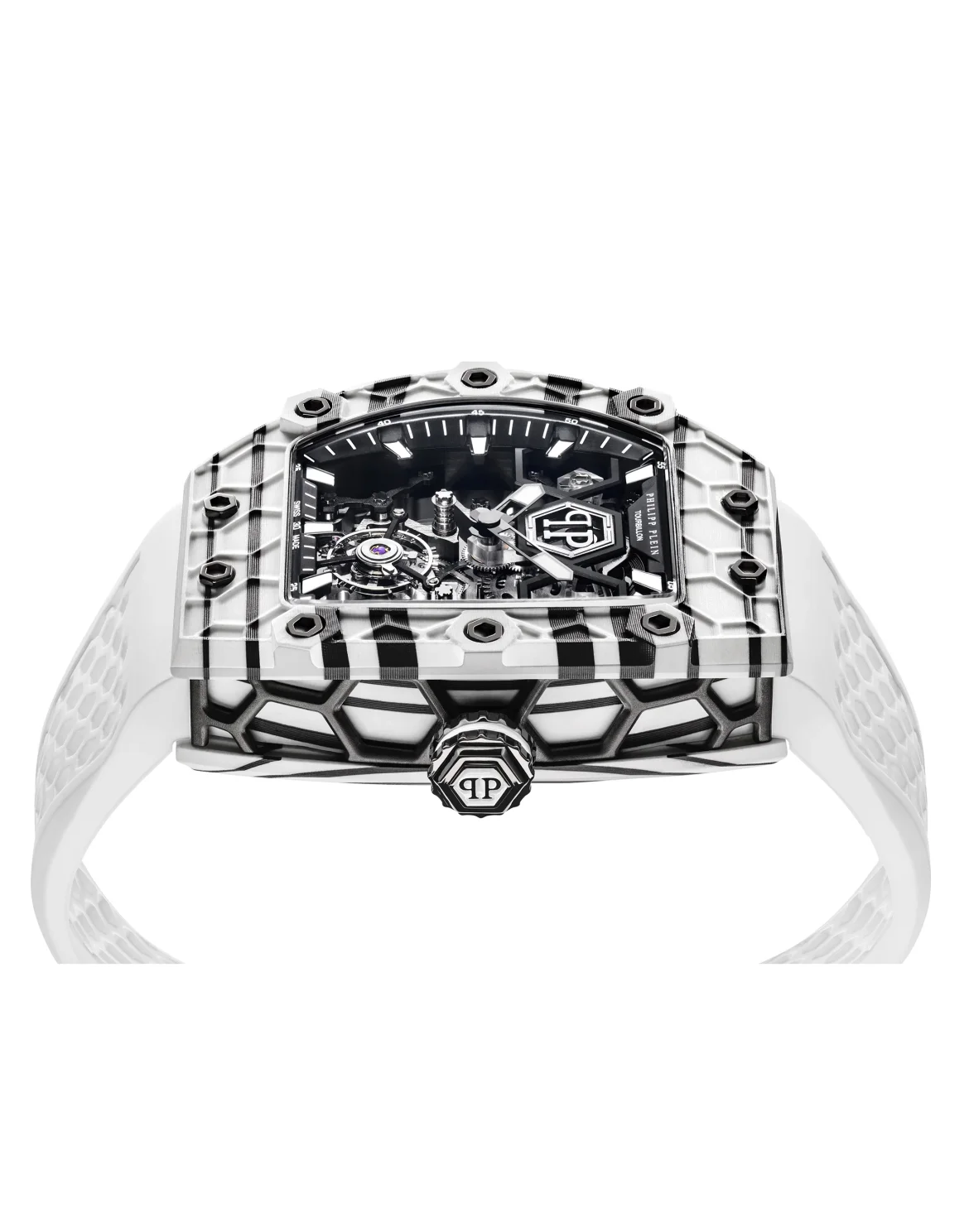 Crypto King Flying Tourbillon NINJA PANDA Watch, цвет: Черный