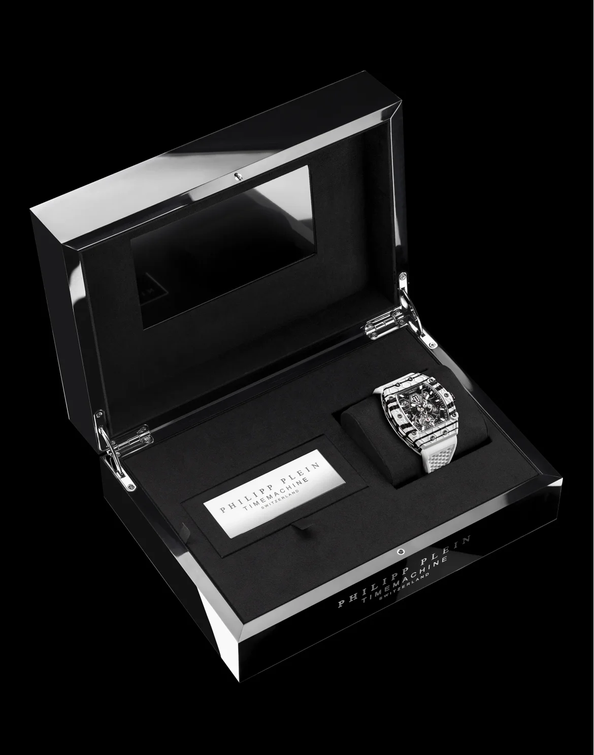 Crypto King Flying Tourbillon NINJA PANDA Watch, цвет: Черный