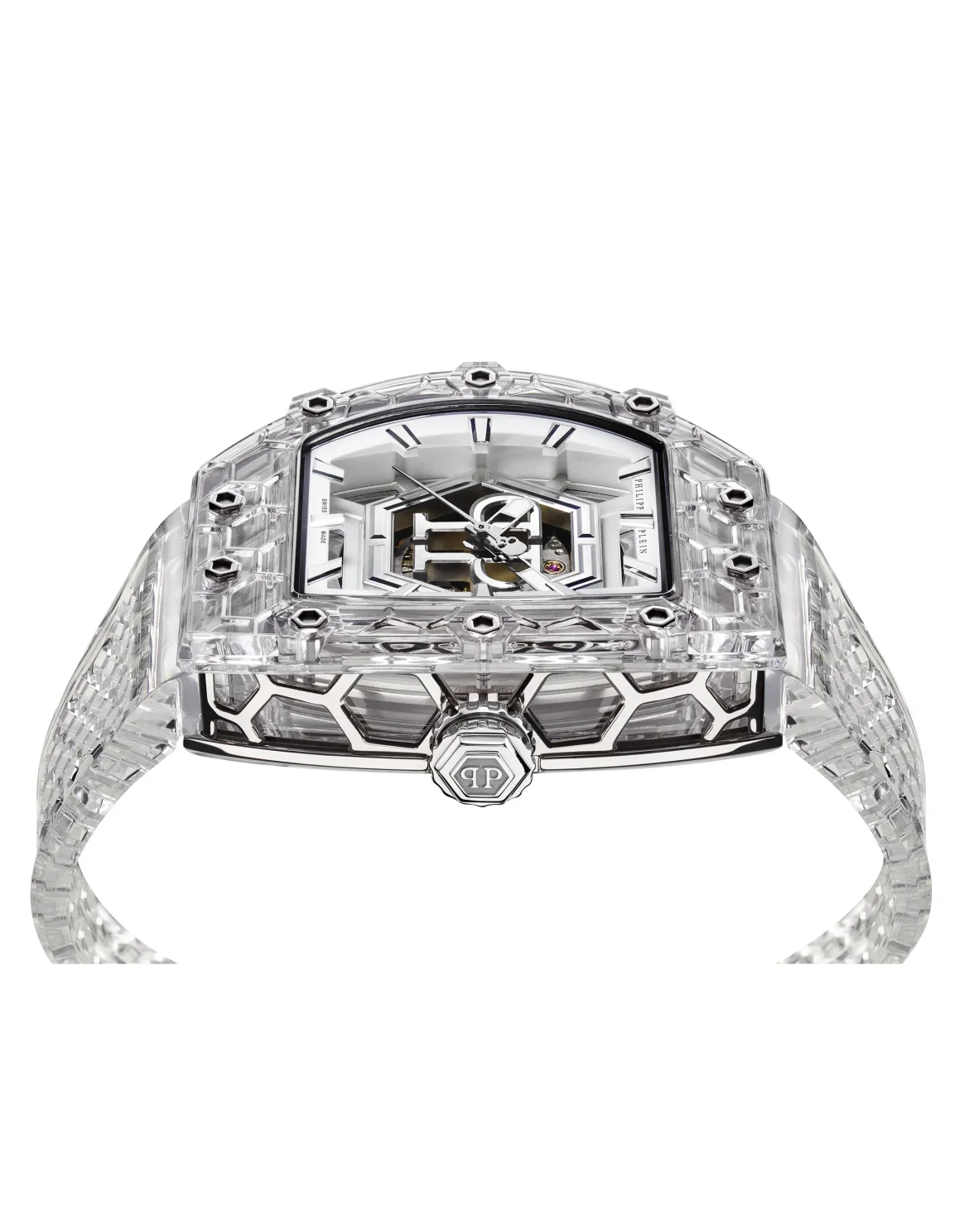 Crypto King Hexagon ICE BREAKER Watch, цвет: Прозрачный