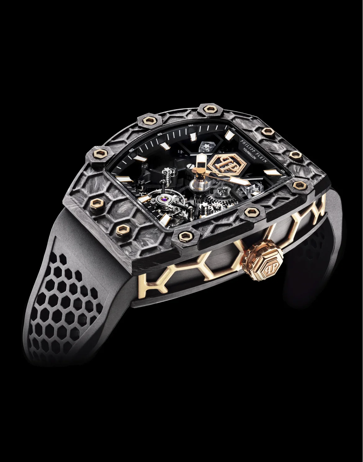 Crypto King Hexagon NOIR SAMURAI Watch, цвет: Черный