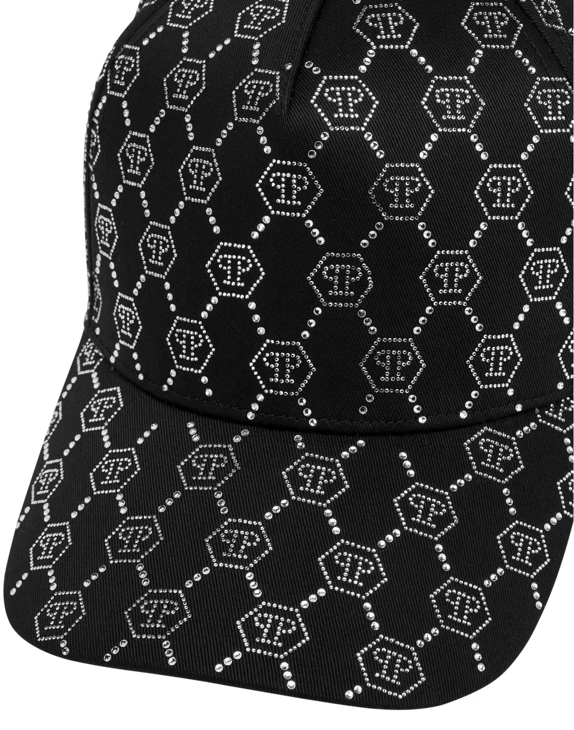Basball Hat Crystal Monogram, цвет: Черный