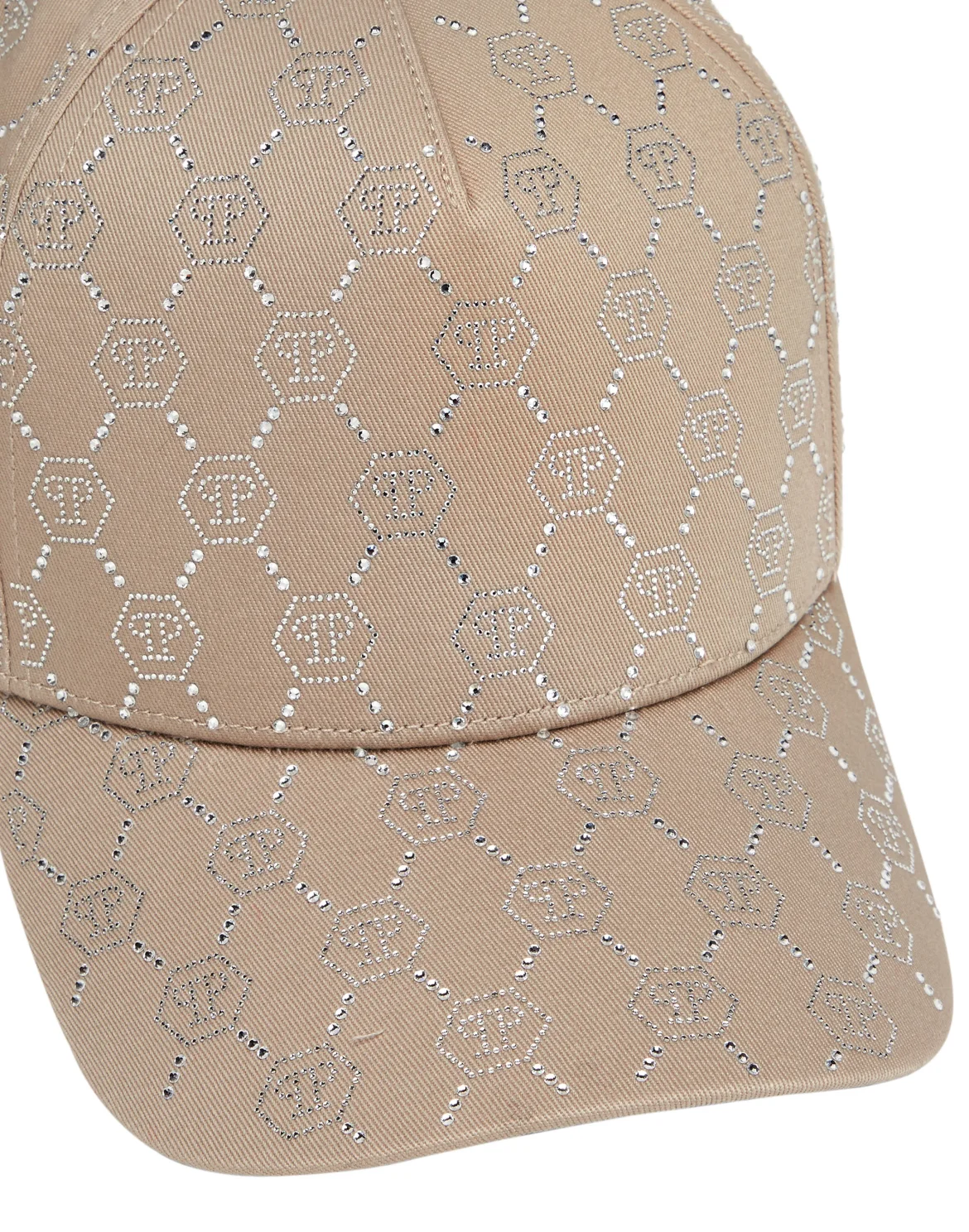 Basball Hat Crystal Monogram, цвет: Бежевый
