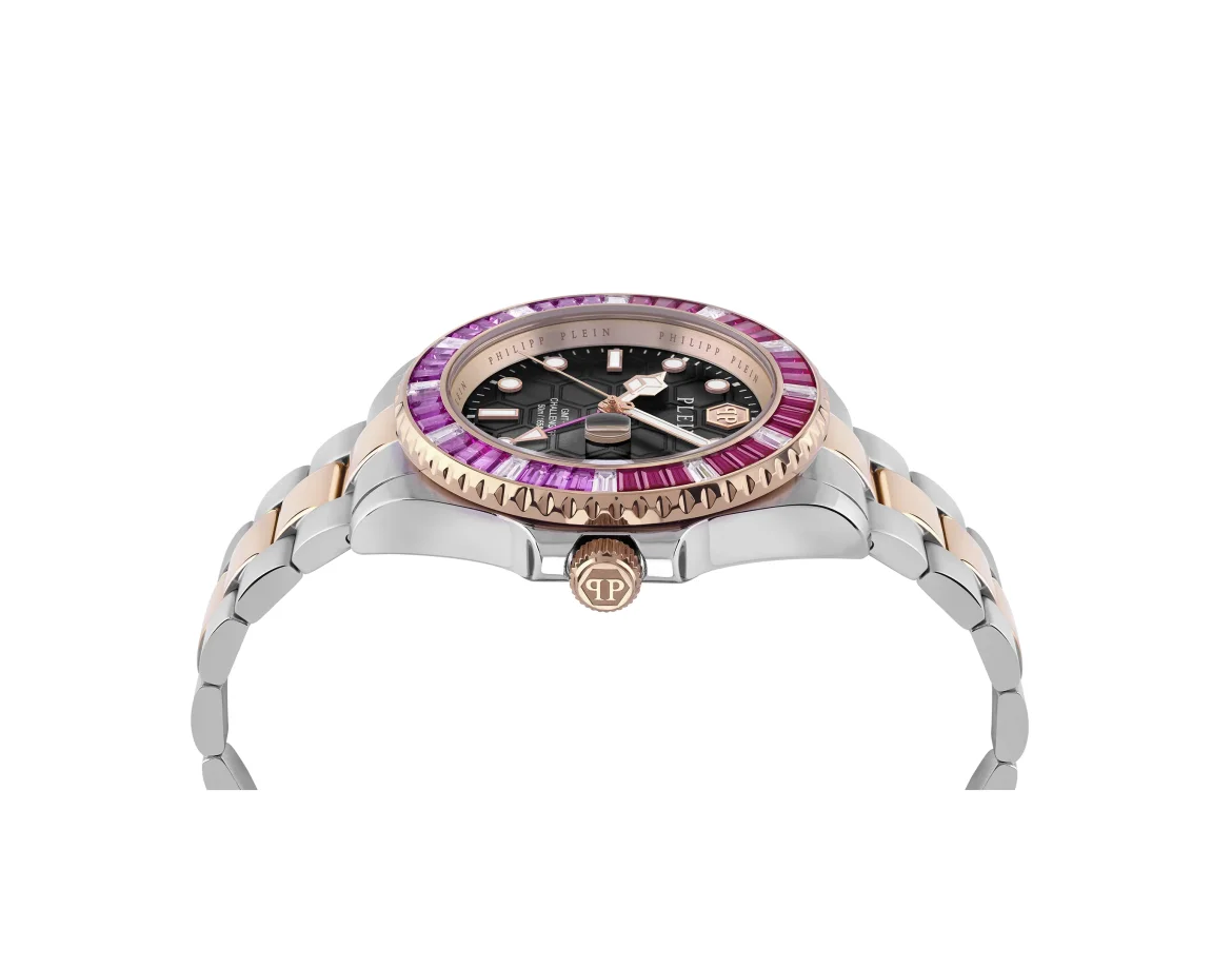 Stainless Steel Watches GMT-I Challenger Baguettes, цвет: Серебристый