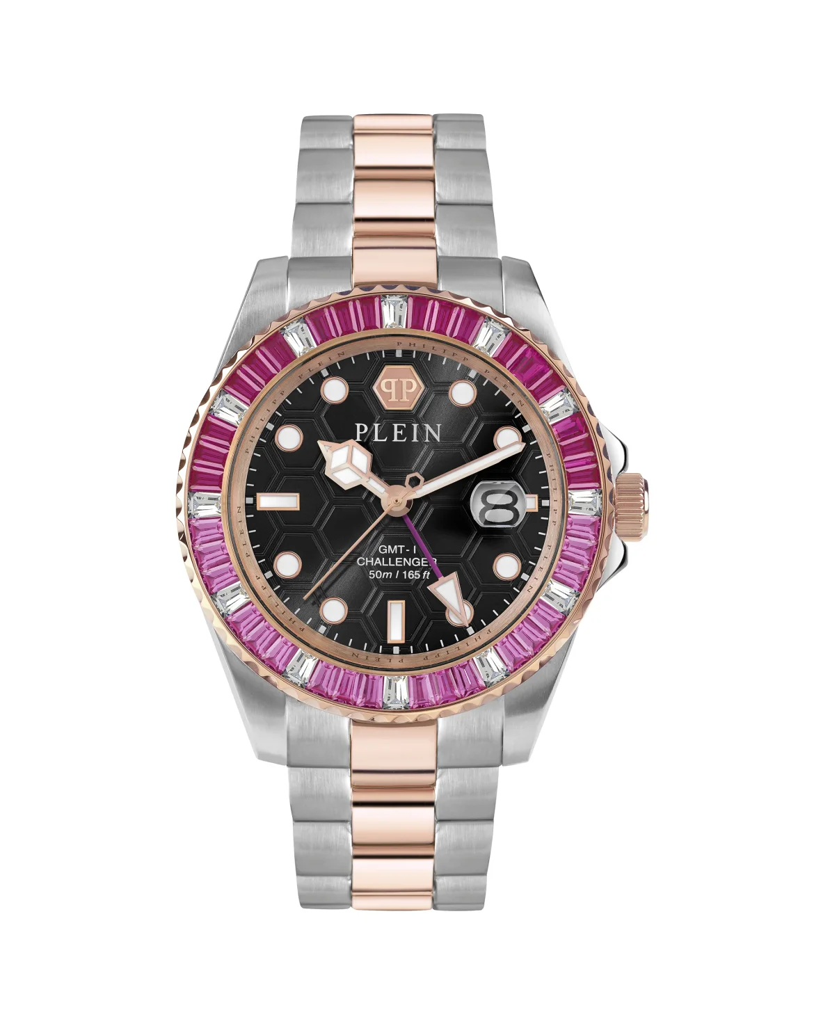 Stainless Steel Watches GMT-I Challenger Baguettes, цвет: Серебристый