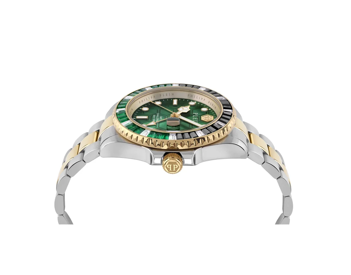 Stainless Steel Watches GMT-I Challenger Baguettes, цвет: Черный