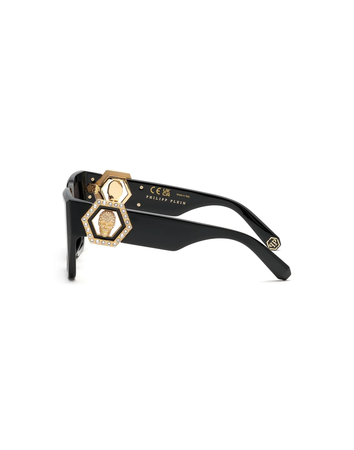 PLEIN CAPTURE CRYSTAL O.S. SUNGLASSES, цвет: Черный