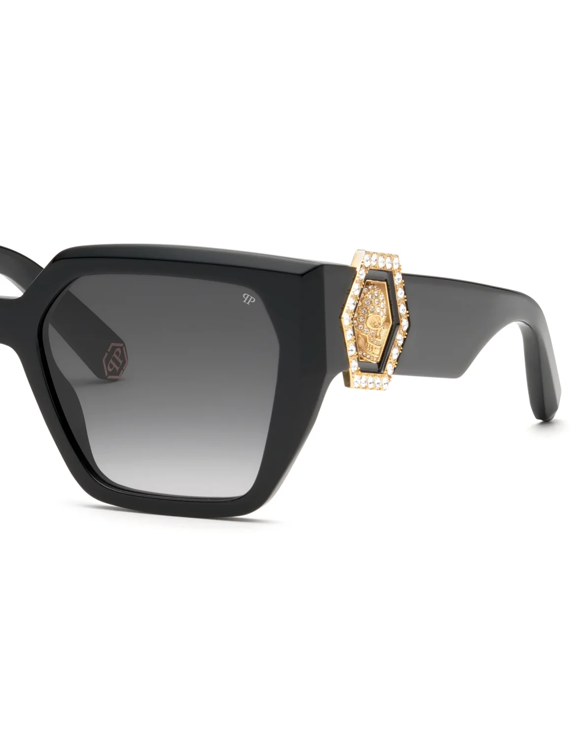 PLEIN CAPTURE CRYSTAL O.S. SUNGLASSES, цвет: Черный