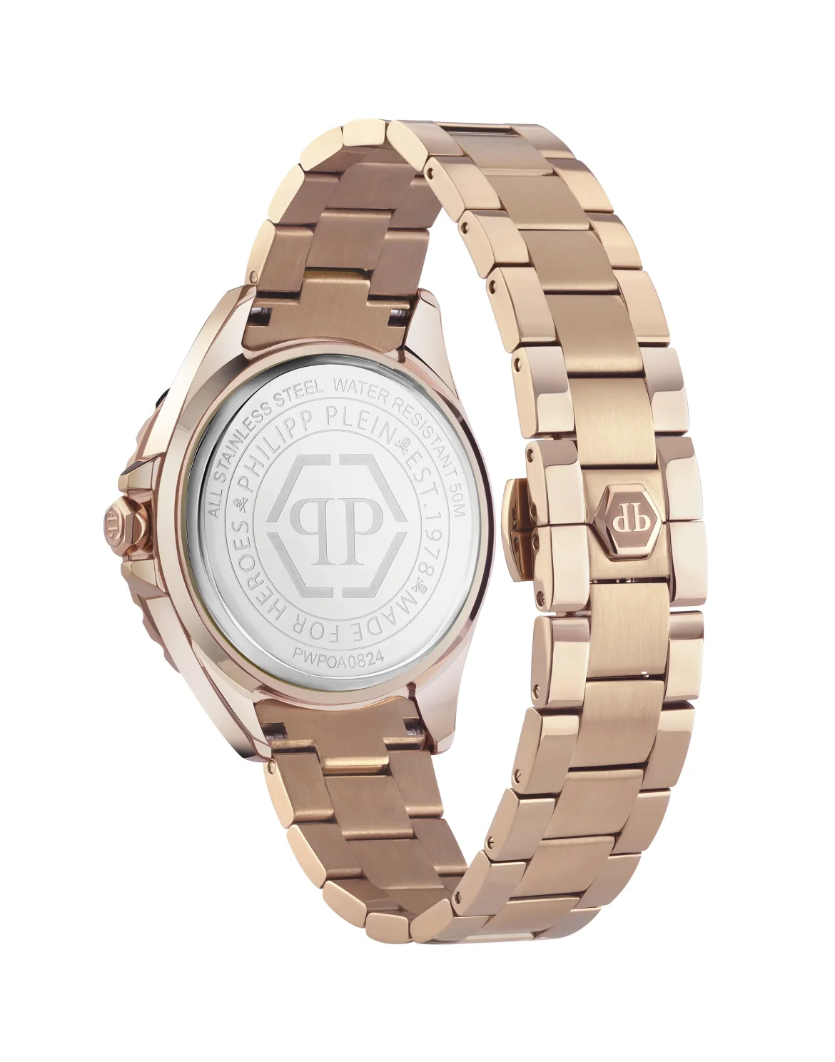 Stainless Steel Watches Plein Heaven, цвет: Розовое Золото