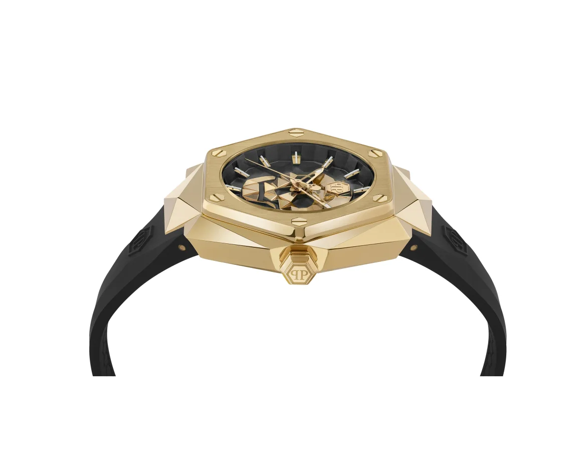 Stainless Steel Watches $kull Spikes, цвет: Черный